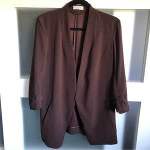 Aritzia Babaton Power Blazer Rich Brown 4
